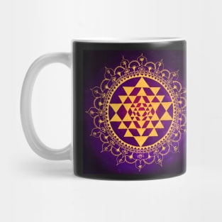 Sacred Geometry Sri Yantra Mug